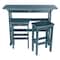 Highwood Usa Lehigh 3pc Bar Height Outdoor Patio Furniture Balcony Set AD-KITBALC2-NBE - alternate 1
